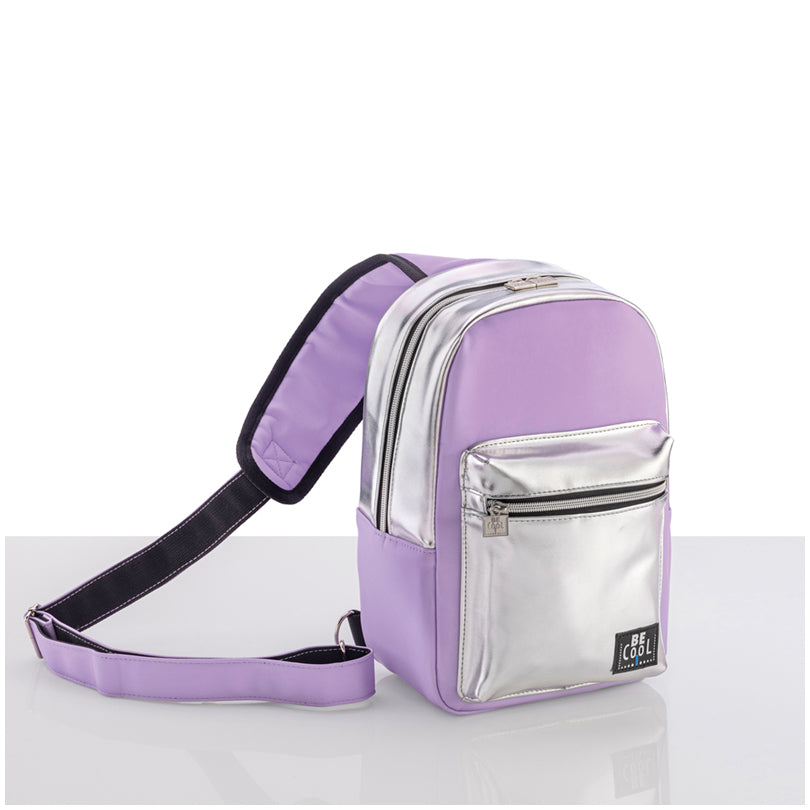 Borsa termica a tracolla Lavender-Silver "Fun" l 5,7/cm 19x10x30