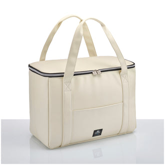 Borsa termica Cream White "City", large l 28/cm 44x22x29