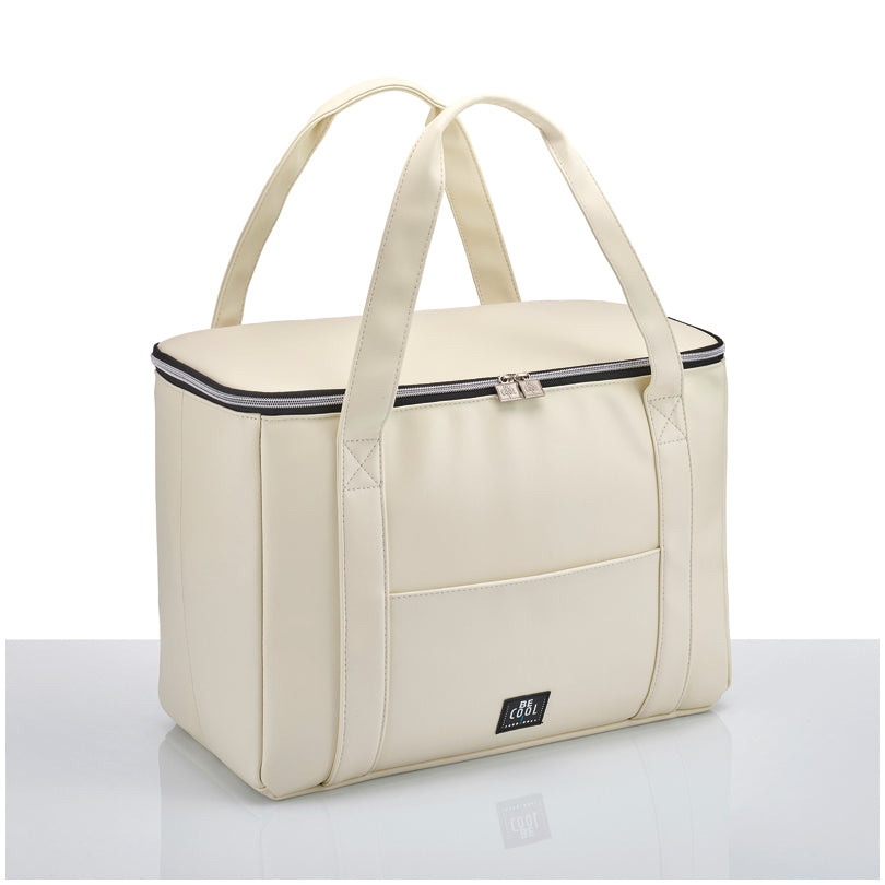 Borsa termica Cream White "City", large l 28/cm 44x22x29