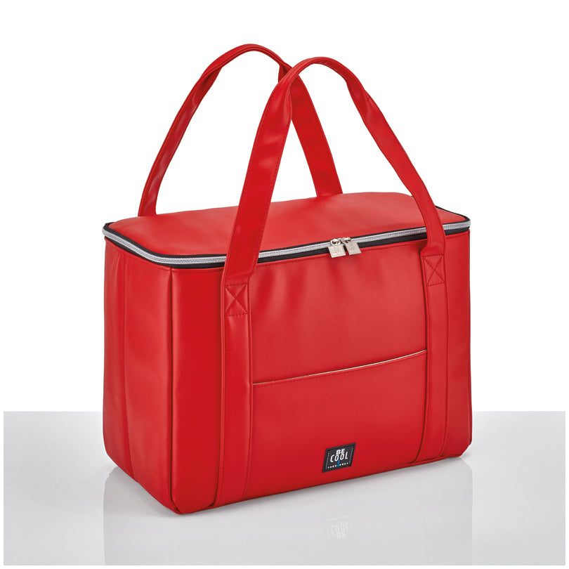 Borsa termica Lipstick Red "City", large l 28/cm 44x22x29