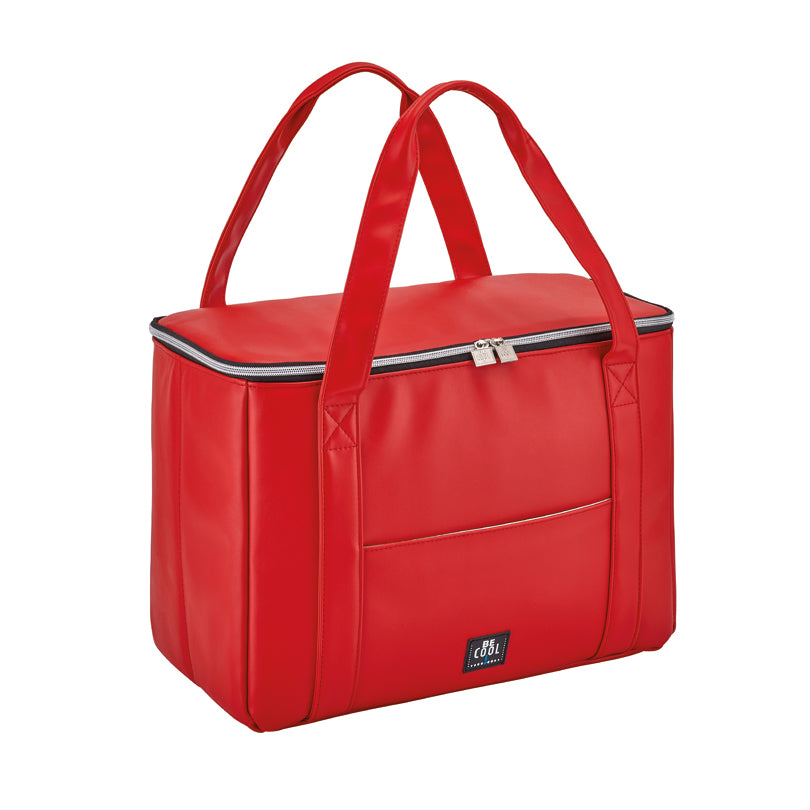 Borsa termica Lipstick Red "City", large l 28/cm 44x22x29