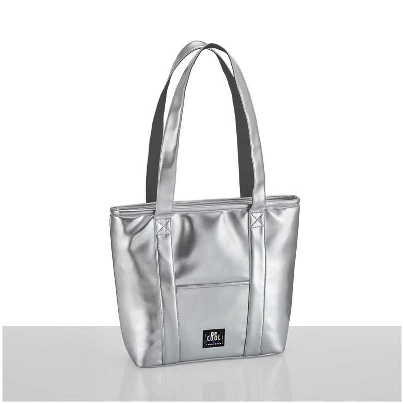 Borsa termica Silver "City - Shopper", small l 6,5/cm 27x9x28