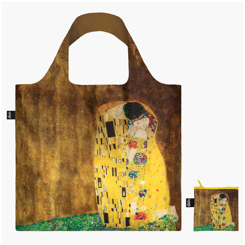 Borsa spesa "Gustav Klimt - The Kiss Recycled" cm 50x42/69