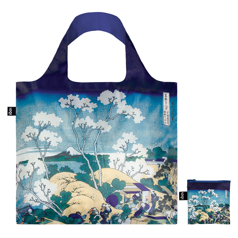 Borsa spesa "Katsushika Hokusai - Fuji from Gotenyama Recycled" cm 50x42/69