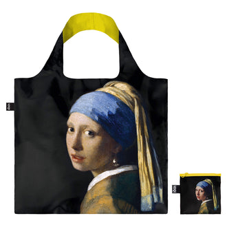 Borsa spesa "Johannes Vermeer - Girl with a Pearl Earring Recycled" cm 50x42/69