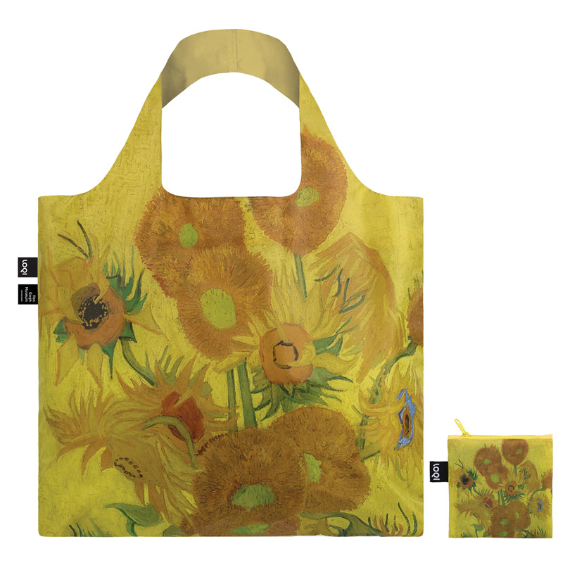 Borsa spesa "Vincent Van Gogh - Sunflowers Recycled" cm 50x42/69
