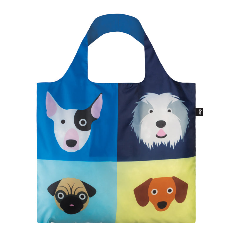 Borsa spesa "Stephen Cheetham - Dogs Recycled" cm 50x42/69