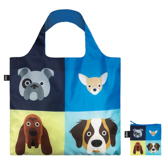 Borsa spesa "Stephen Cheetham - Dogs Recycled" cm 50x42/69