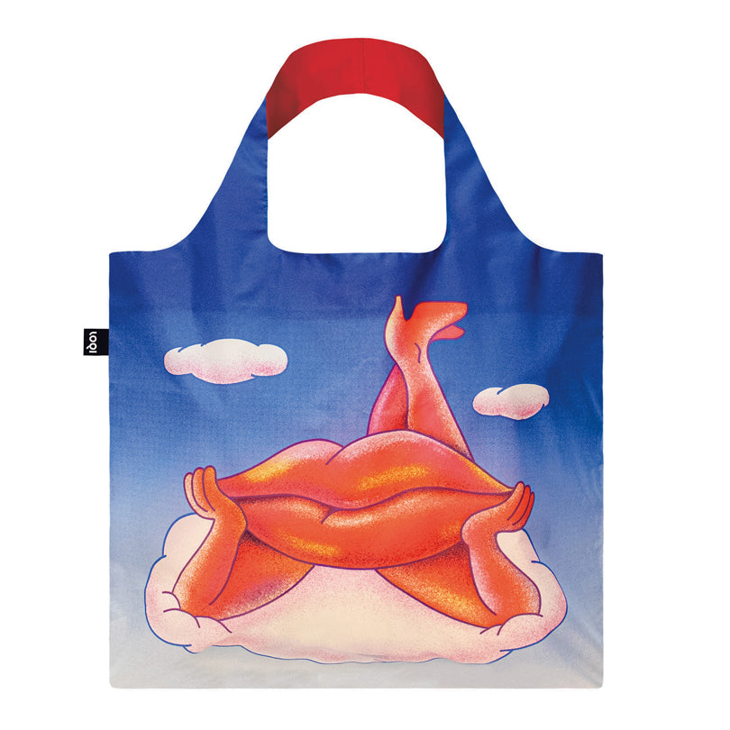 Borsa spesa "Yuval Haker - Lippy Lips Recycled" cm 50x42/69
