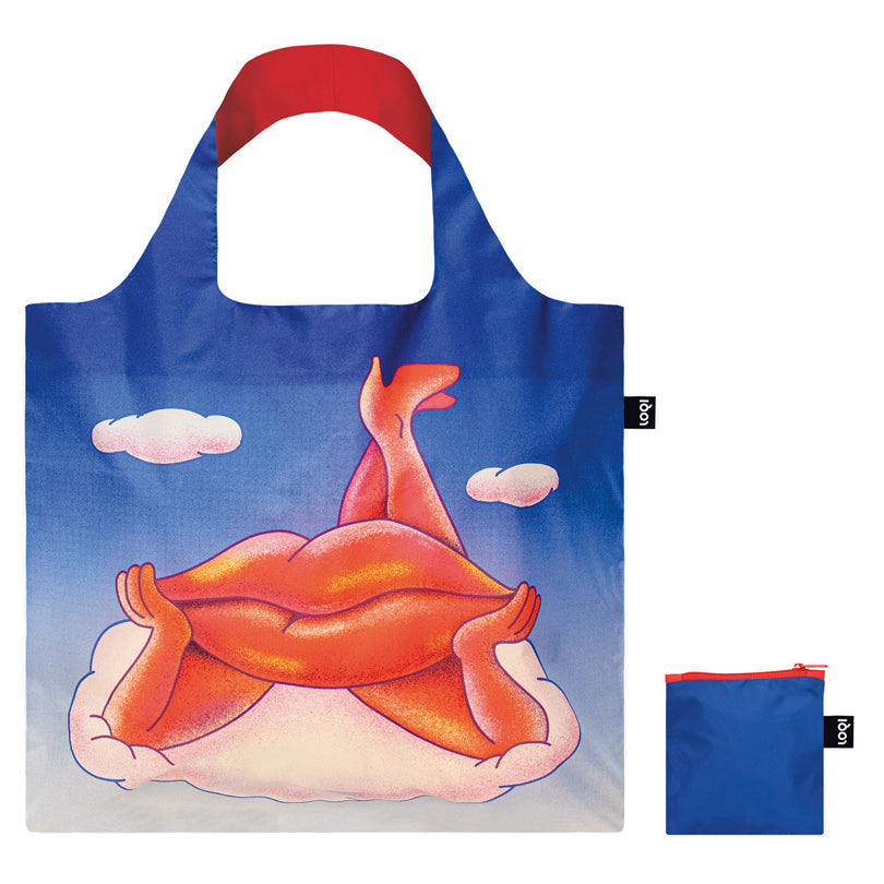 Borsa spesa "Yuval Haker - Lippy Lips Recycled" cm 50x42/69