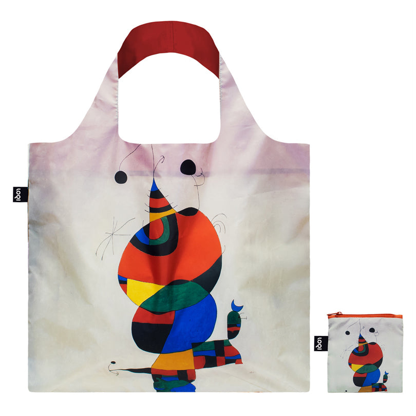 Borsa spesa "Joan Miró - Woman, Bird and Star Recycled" cm 50x42/69