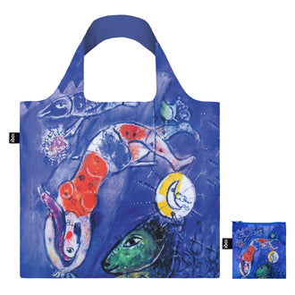 Borsa spesa "Marc Chagall - The Blue Circus Recycled" cm 50x42/69