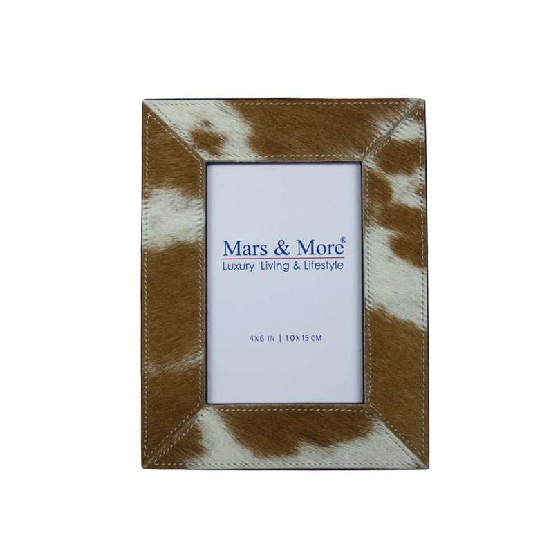 Cornice per foto rettangolare "Pelle di mucca" cm 22x17/15x10
