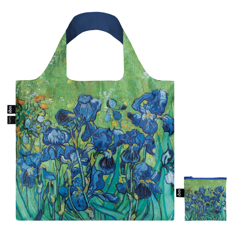 Borsa spesa "Vincent Van Gogh - Irises Recycled" cm 50x42/69