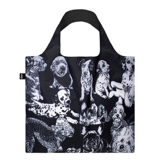 Borsa spesa "Red Poppy Bee - Dogs Recycled" cm 50x42/69