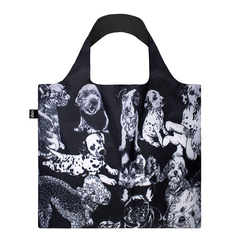 Borsa spesa "Red Poppy Bee - Dogs Recycled" cm 50x42/69