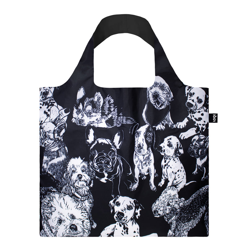 Borsa spesa "Red Poppy Bee - Dogs Recycled" cm 50x42/69