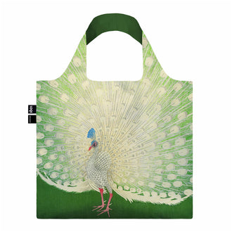 Borsa spesa "Ohara Koson - Peacock Recycled" cm 50x42/69