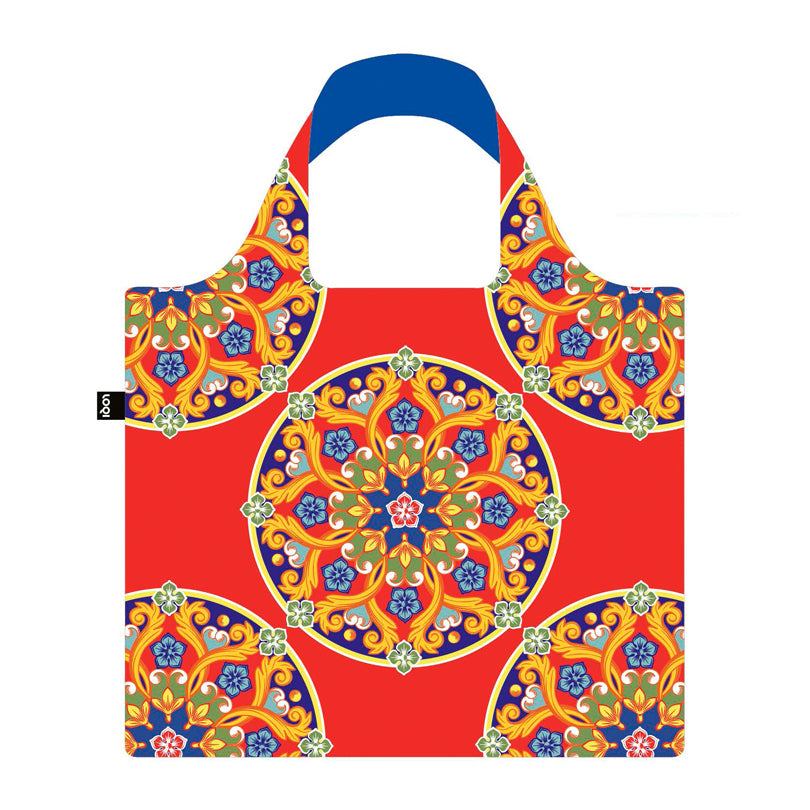 Borsa spesa "Circle Motives red Recycled" cm 50x42/69