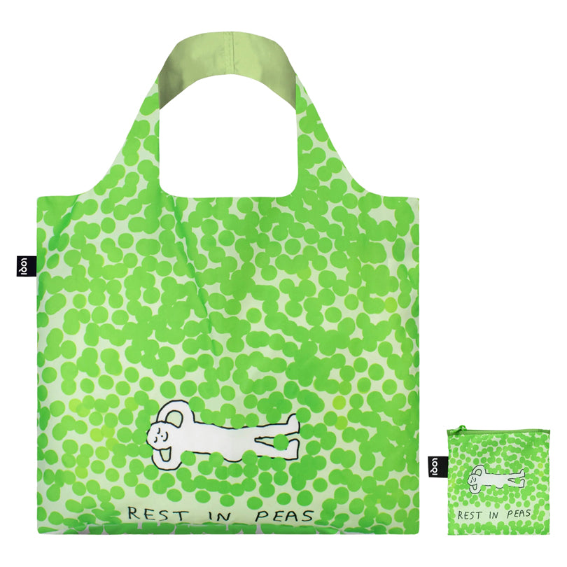 Borsa spesa "Constant Bagel Therapy - Rest in Peas Recycled" cm 50x42/69