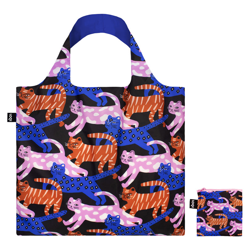 Borsa spesa "Glitter Power - Cats Recycled" cm 50x42/69