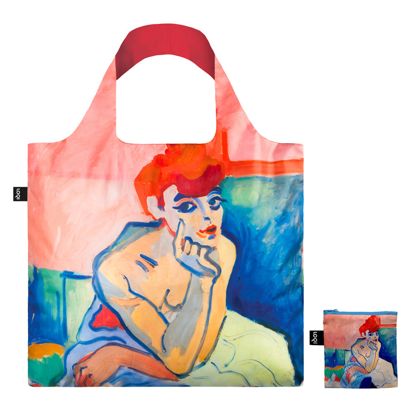 Borsa spesa "André Derain - Woman in a Chemise Recycled" cm 50x42/69