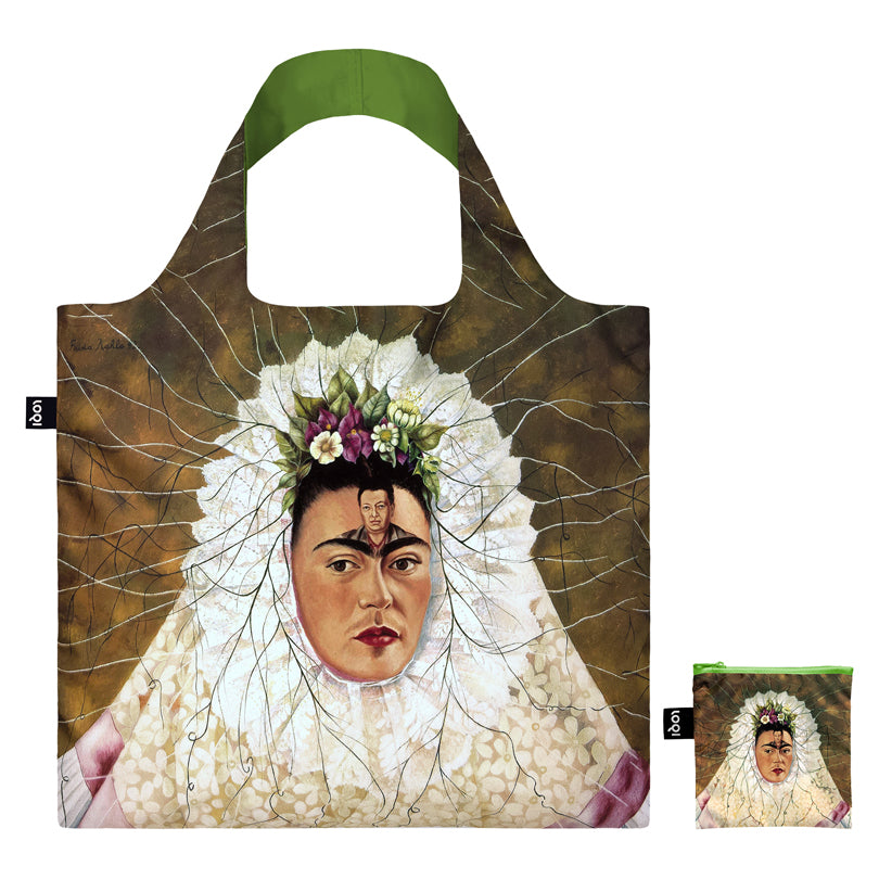 Borsa spesa "Frida Kahlo - Self Portrait as a Tehuana Recycled" cm 50x42/69