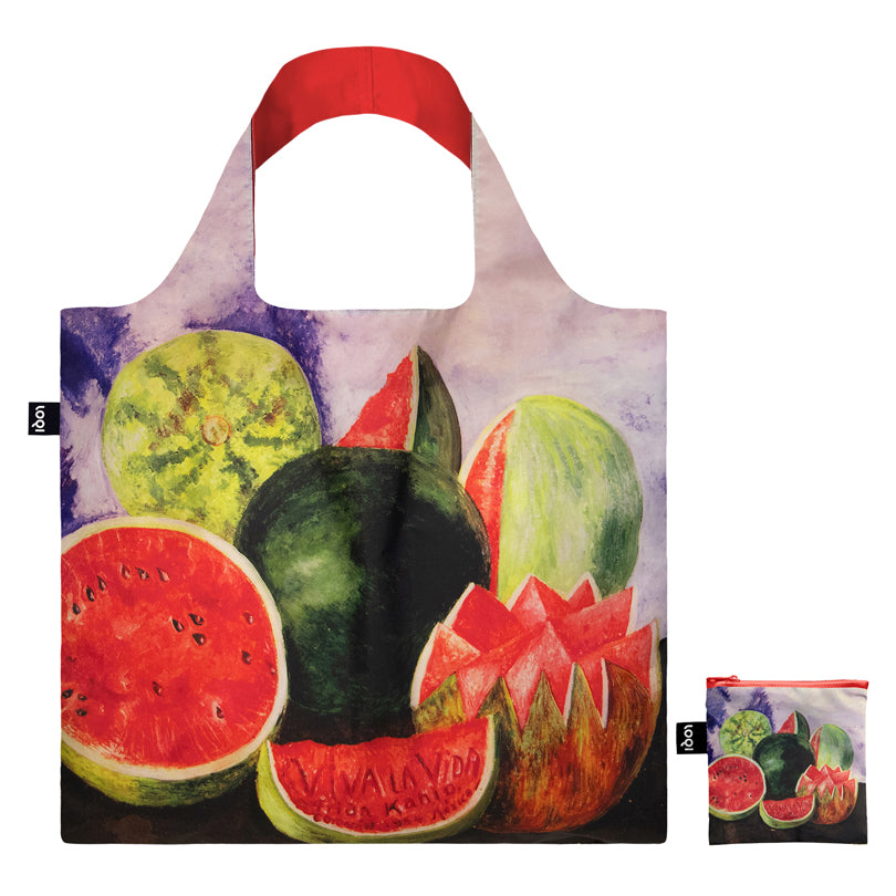 Borsa spesa "Frida Kahlo - Viva la Vida, Watermelons Recycled" cm 50x42/69