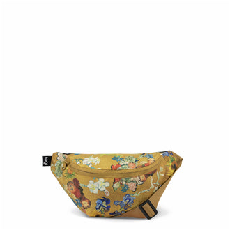 Marsupio/Bum Bag "50th Anniversary Vincent Van Gogh - Bouquet/Flower Pattern gold Recycled" cm 30x14