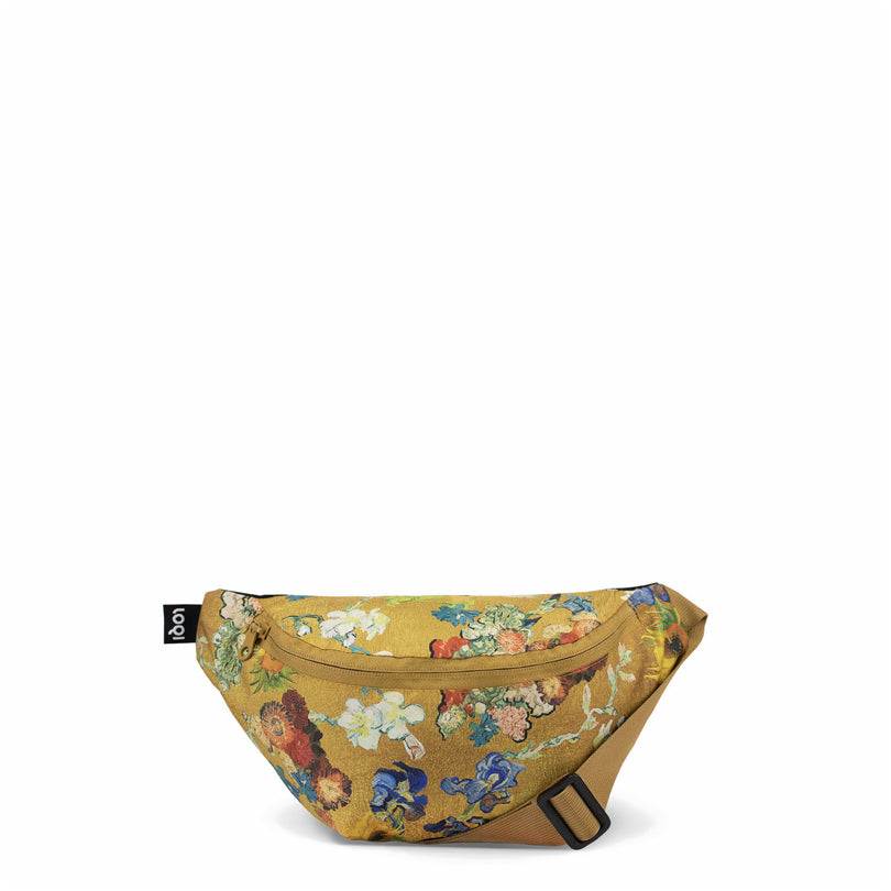 Marsupio/Bum Bag "50th Anniversary Vincent Van Gogh - Bouquet/Flower Pattern gold Recycled" cm 30x14