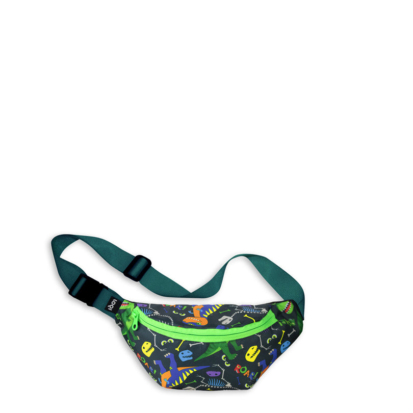 Marsupio/Bum Bag mini "Kids - Dinosaur Roar Recycled" cm 26x13