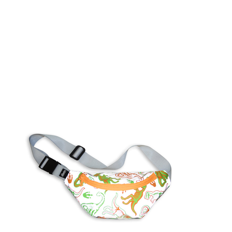 Marsupio/Bum Bag mini "Kids - Dinosaur Skeleton Reflective Recycled" cm 26x13