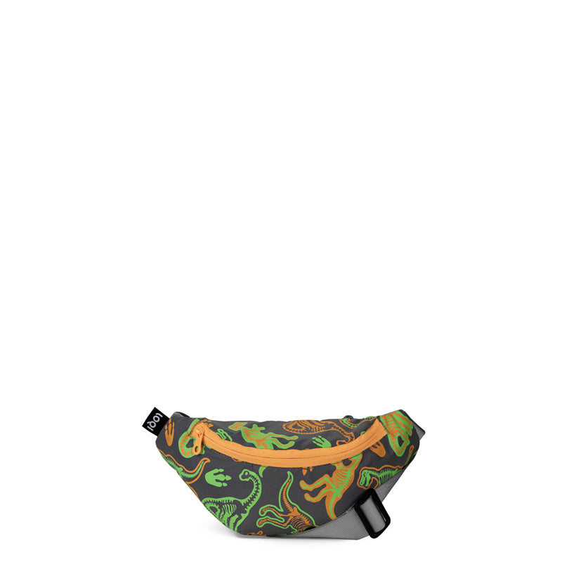 Marsupio/Bum Bag mini "Kids - Dinosaur Skeleton Reflective Recycled" cm 26x13