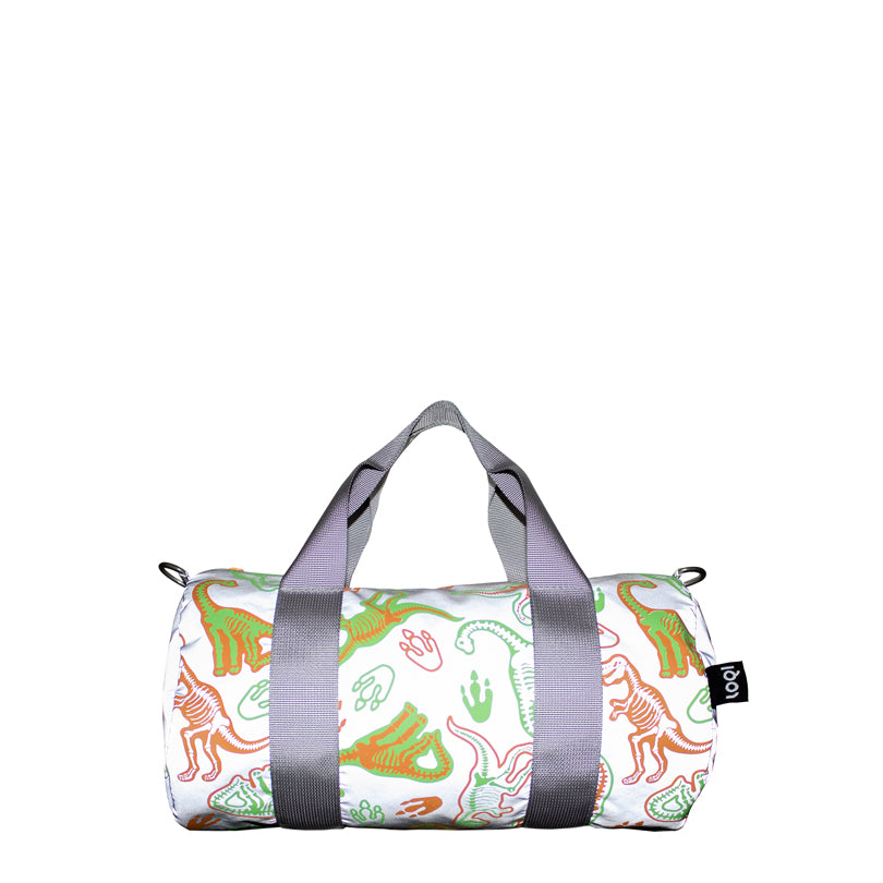 Borsa da viaggio/Weekender mini "Kids - Dinosaur Skeleton Reflective Recycled" cm 30x15