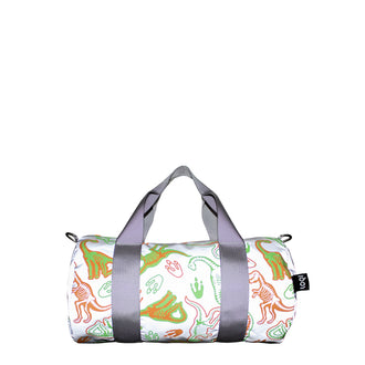 Borsa da viaggio/Weekender mini "Kids - Dinosaur Skeleton Reflective Recycled" cm 30x15