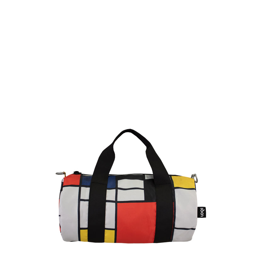 Borsa da viaggio/Weekender mini "Piet Mondrian - Composition with Red, Yellow, Blue and Black Recycled" cm 30x15