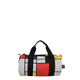 Borsa da viaggio/Weekender mini "Piet Mondrian - Composition with Red, Yellow, Blue and Black Recycled" cm 30x15