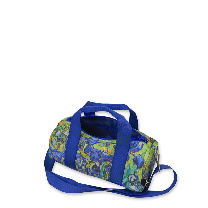 Borsa da viaggio/Weekender mini "Vincent Van Gogh - Irises Recycled" cm 30x15