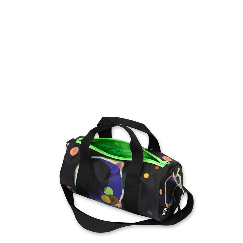 Borsa da viaggio/Weekender mini "Wassily Kandinsky - Several Circles Neon Green Recycled" cm 30x15