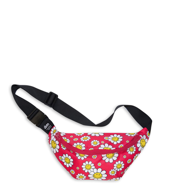 Marsupio/Bum Bag "Smiley - Flowers Raspberry Recycled" cm 30x14