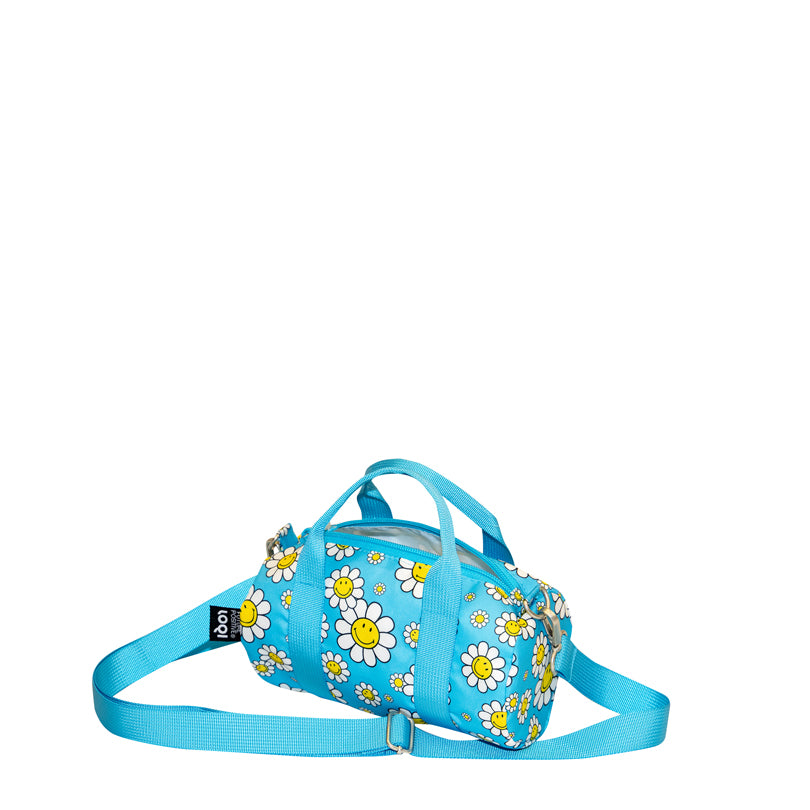 Borsa a tracolla "Smiley - Flowers Aquarius Recycled" cm 20x10x10