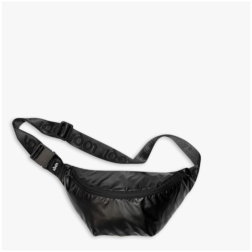Marsupio/Bum Bag "Metallic - Black" cm 30x14