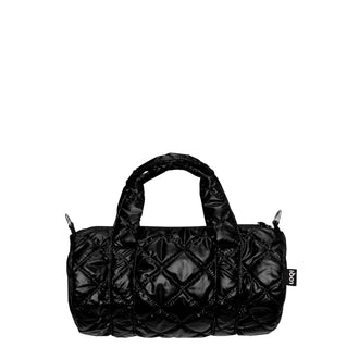 Borsa da viaggio/Weekender mini "Metallic - Black Puffy" cm 30x15