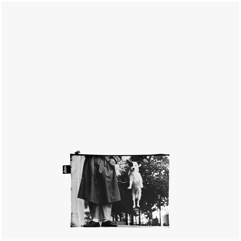 Zip pocket "Elliot Erwitt - Eiffel Tower, Dog Jumping and California Kiss Recycled", confezione assortita da 3 pezzi