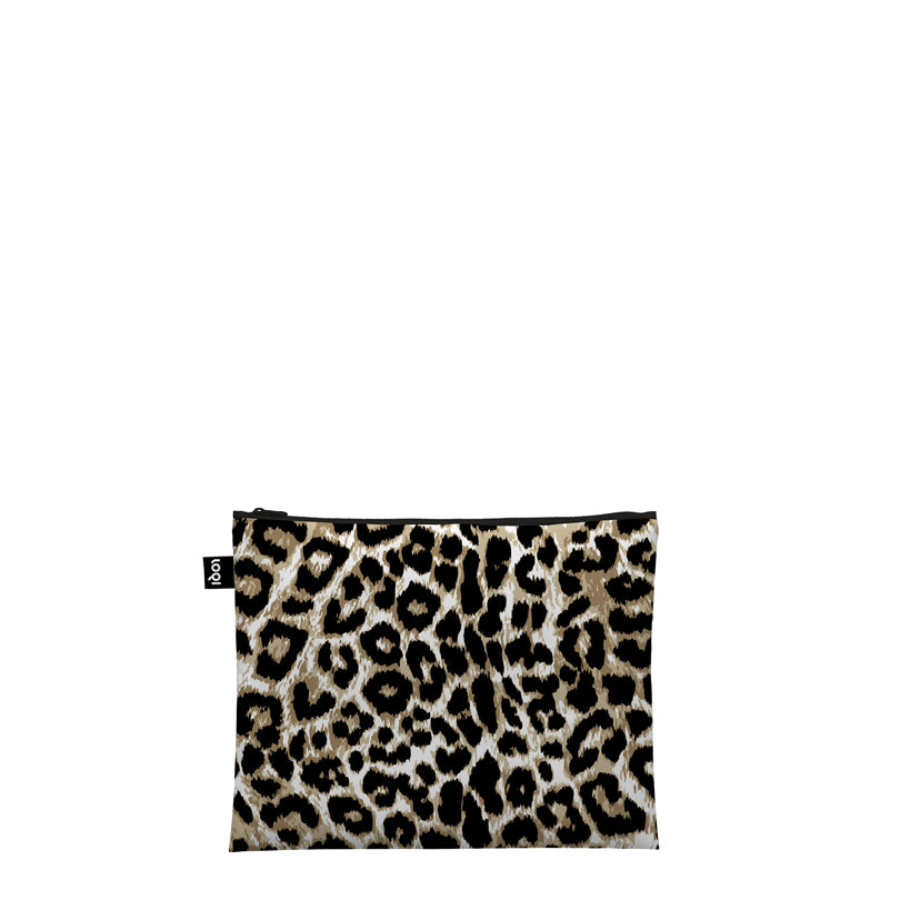 Zip pocket "Leopard Collection - Dusk, Twilight and Sunrise Recycled", confezione assortita da 3 pezzi