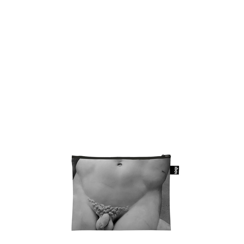 Zip pocket "Statue - Marble Bodies Recycled", confezione assortita da 3 pezzi cm 13-25X23-32