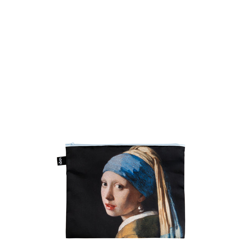 Zip pocket "Mauritshuis - Vermeer, De Heem, Fabritius", confezione assortita da 3 pezzi cm 13-25X23-32