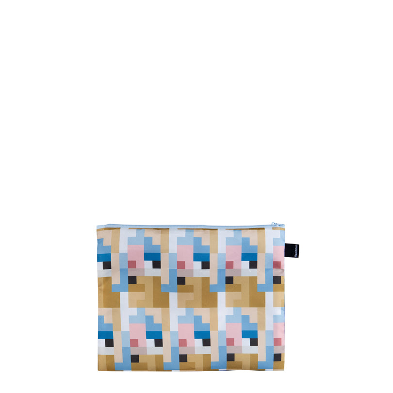Zip pocket "Mauritshuis - Vermeer, De Heem, Fabritius", confezione assortita da 3 pezzi cm 13-25X23-32