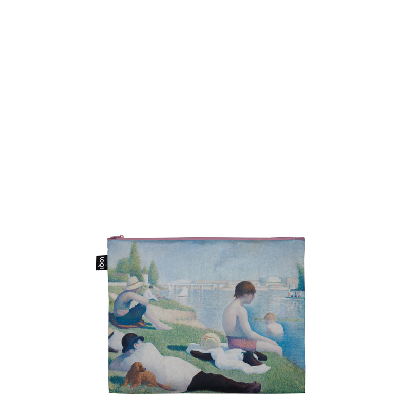 Zip pocket "Impressionism - Seurat, Monet, Van Gogh", confezione assortita da 3 pezzi cm 13-25X23-32
