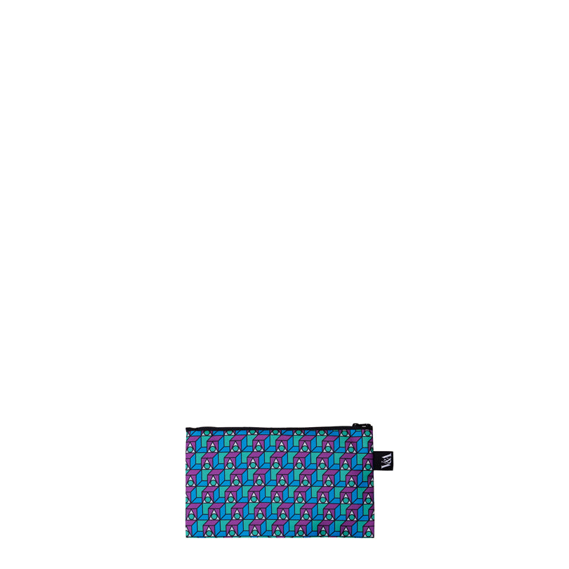 Zip pocket "Nigel Quiney - Carnival 3, Typhoon3 and Bullseye 3", confezione assortita da 3 pezzi cm 13-25X23-32